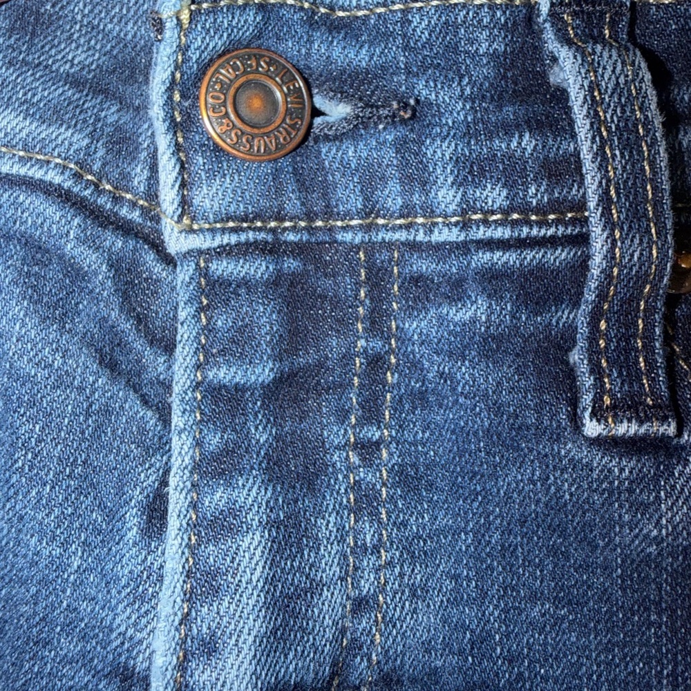 Women's‎ size 4 Levi's jeans Women's Dark Blue Skinny Jeans - Picture 6 of 8
